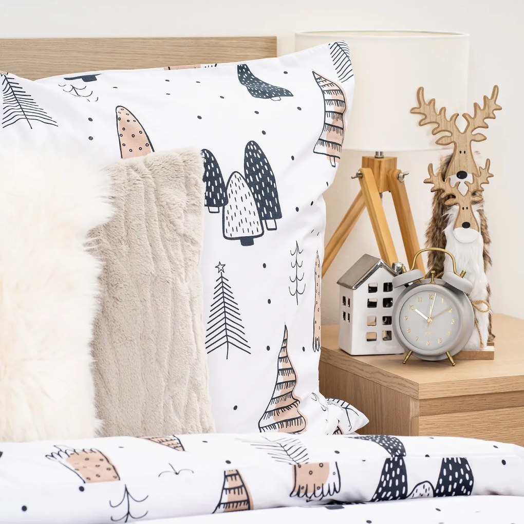 4Home Pamut ágynemű Frugal Winterland, 140 x 220 cm, 70 x 90 cm