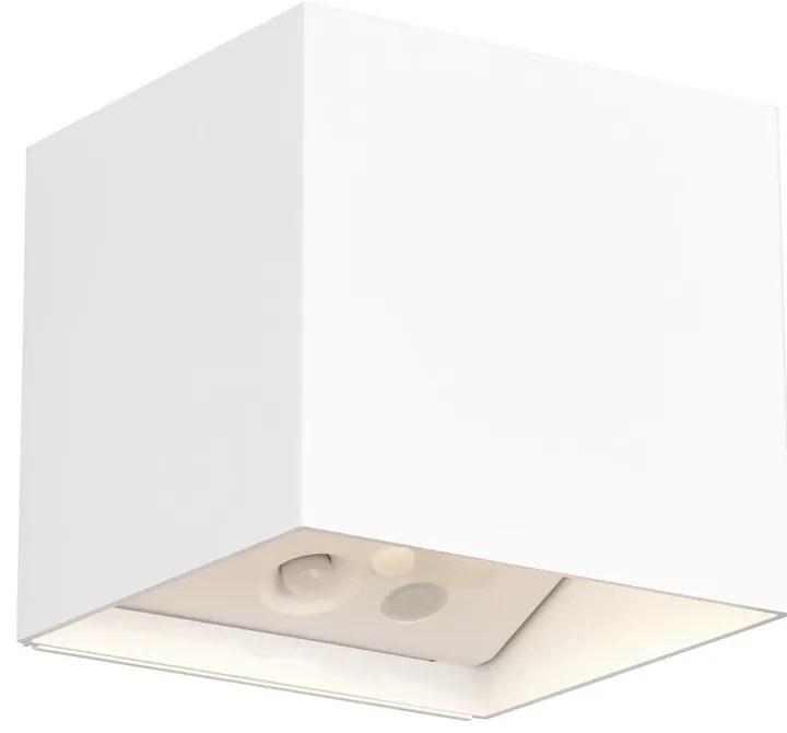 USB LED fali kültéri lámpa mozgásérzékelővel (magasság 10 cm) Genie – Trio