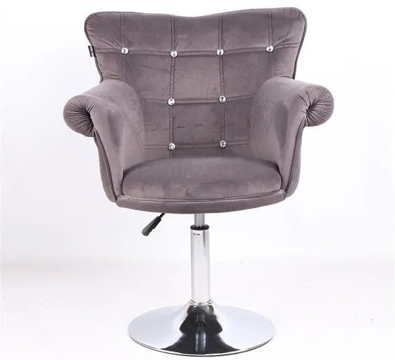 HR804CN Grafit modern velúr szék