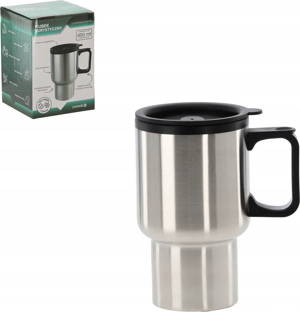 Turista bögre fogantyúval Titiz kulacs 400 ml ETA4803