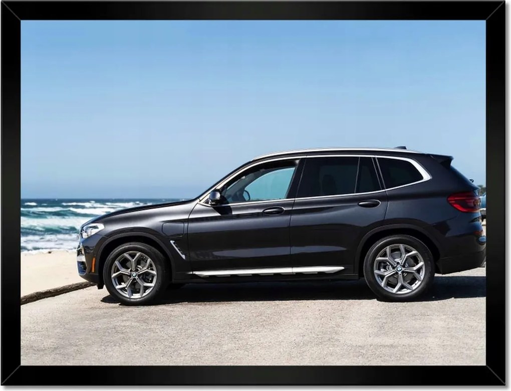 Poszterek keretben 40x30 Bmw Suv a tengerparton