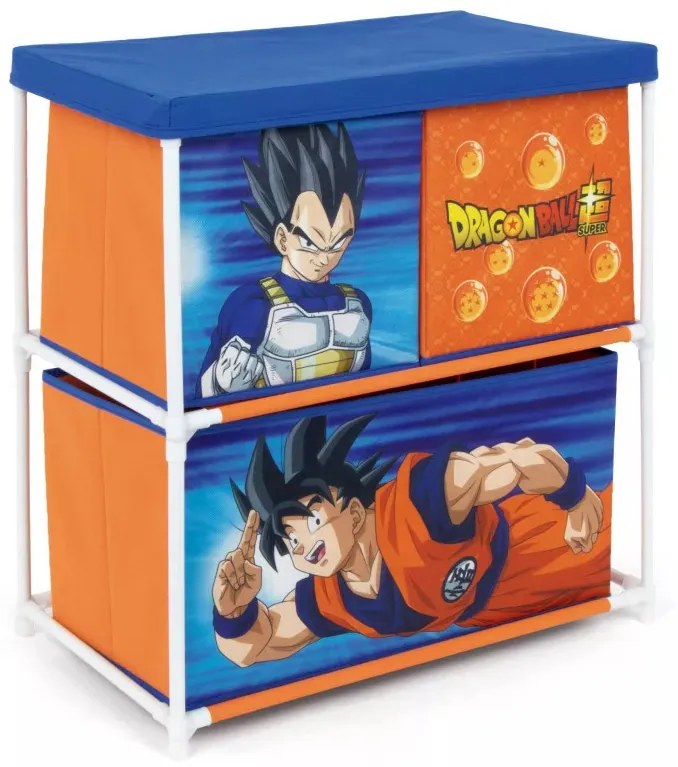 Dragon Ball játéktároló állvány 3 rekeszes 53x30x60 cm