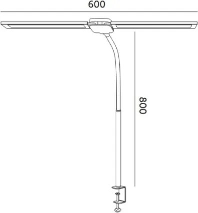 Brilagi - dimmelhető LED-es asztali lámpa USB VARIO LED/14W/5V 3000-6000K fekete