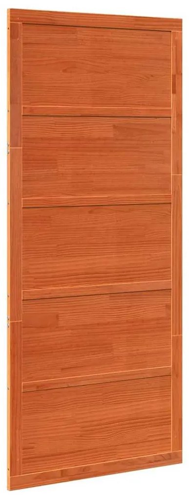 Pajtaajtó Viaszbarna 100 x 208 cm Tömör fenyőfa