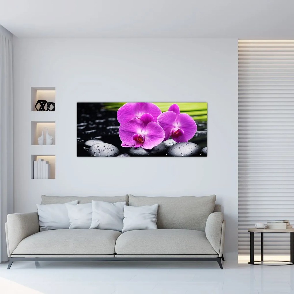 Kép - Orchideák (120x50 cm)