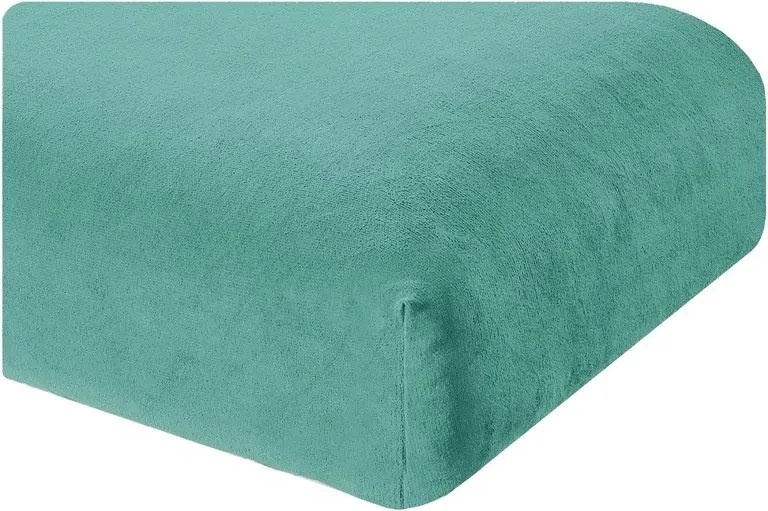 Polár Lepedő Plüss Puha Mackó Gumis 90x200 Türkiz