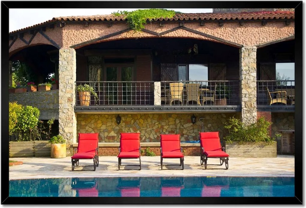 Poszterek keretben 60x40 Napozóágyak