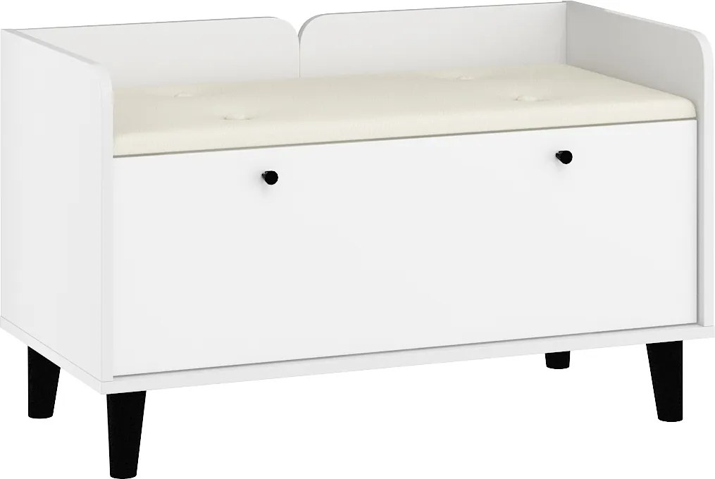 Cipősszekrény Dolce DOL-22 fehér/b. fél eco Bézs