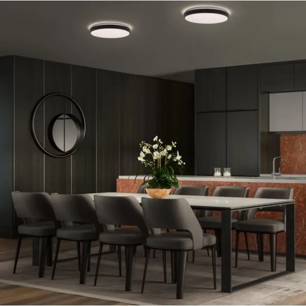 Osram - LED mennyezeti lámpatest ORBIS LONDON LED/24W/230V, Ø 39,5 cm, fekete