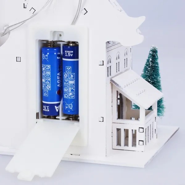 Brilagi - LED karácsonyi dísz LED/2xAA kis templom