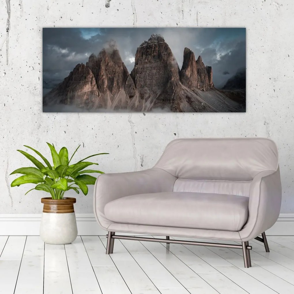 Kép - Három fogak, olasz Dolomitok (120x50 cm)