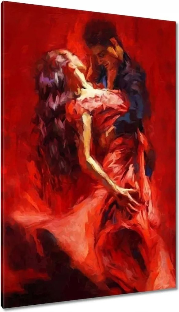 Vászonkép 80x120 Forró tánc Nő