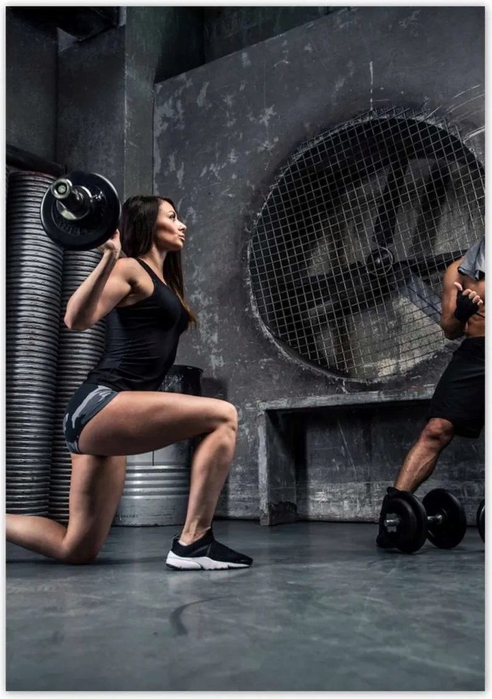 Poszterek 70x100 Illegális edzőterem Garázs