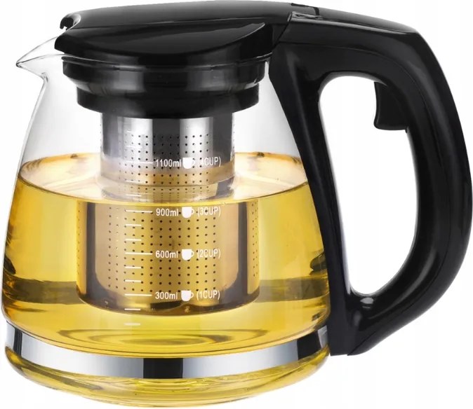 Teafőző kancsó Gyógynövényes üveg szűrővel Martibello 1,1 l