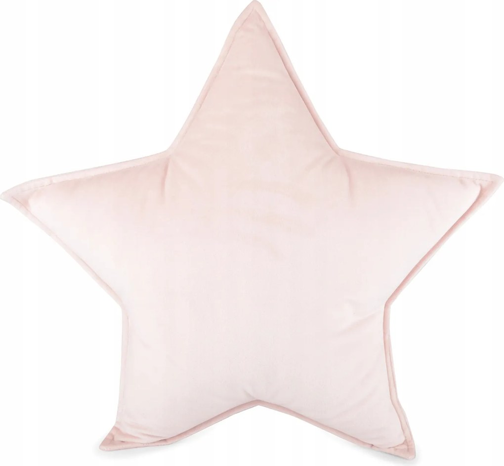 Bársony Párna csillag púderrózsaszín