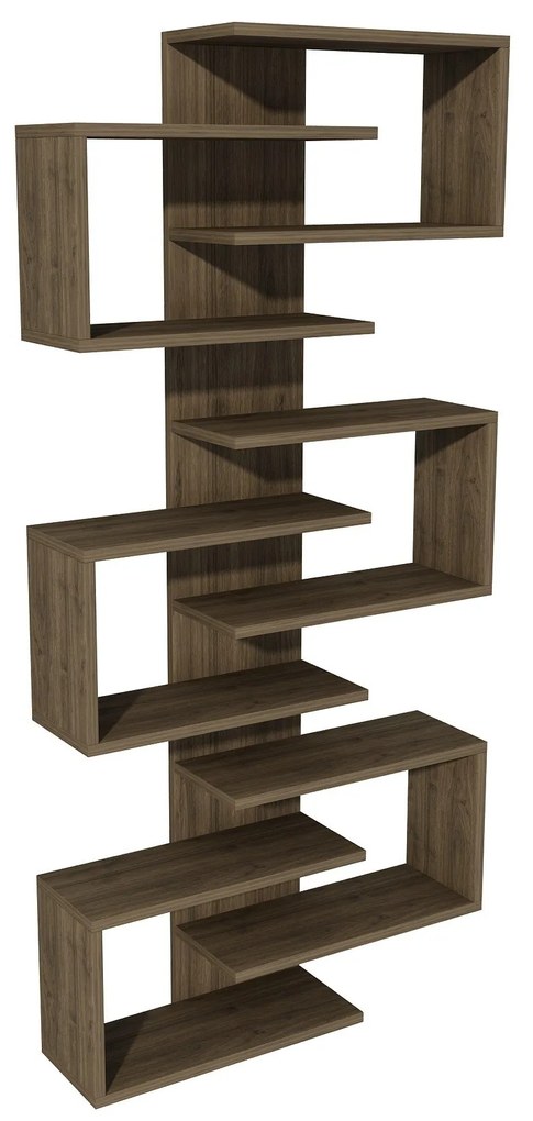 könyvespolc Lotus - Walnut