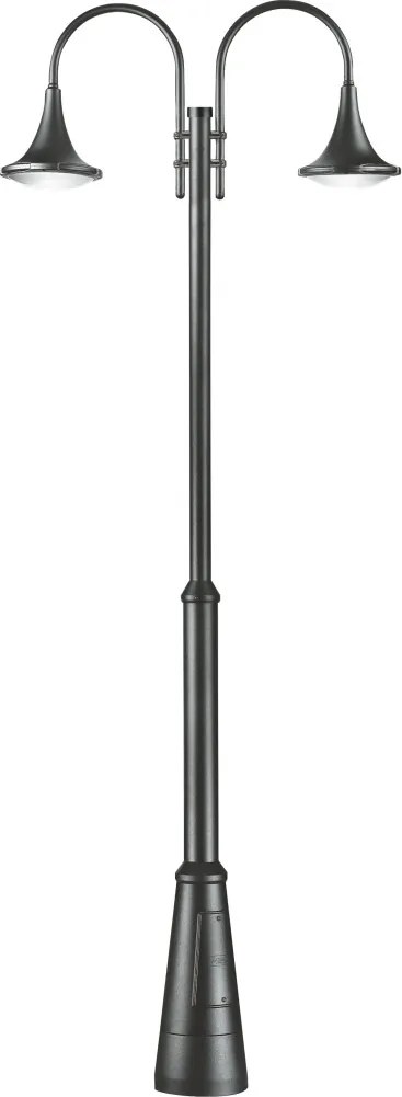 NOVOLUX 672E-L0234B-04 PANA Kandeláber Antracit, Fehér LED IP65