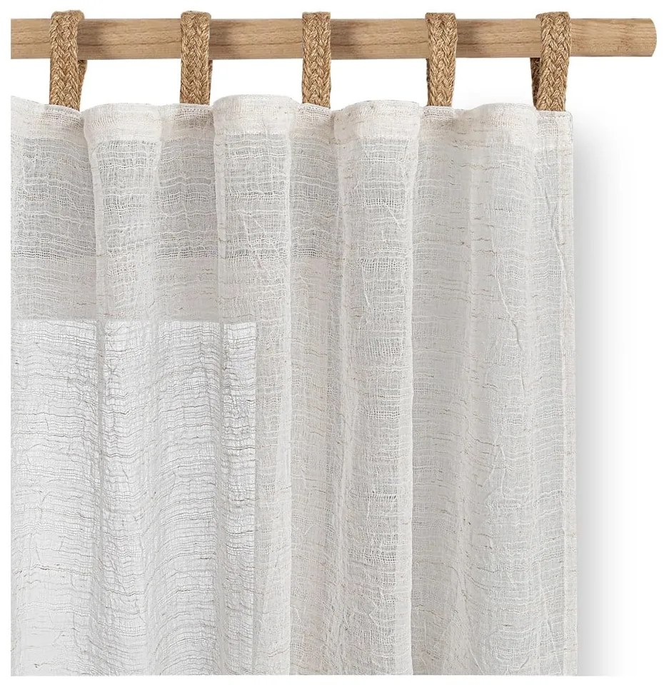 Krémszínű függöny 140x250 cm Drimar – Restilo