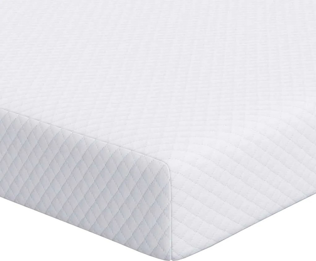 vidaXL Matrac topper Fehér 80 x 200 cm Jacquard Szövet