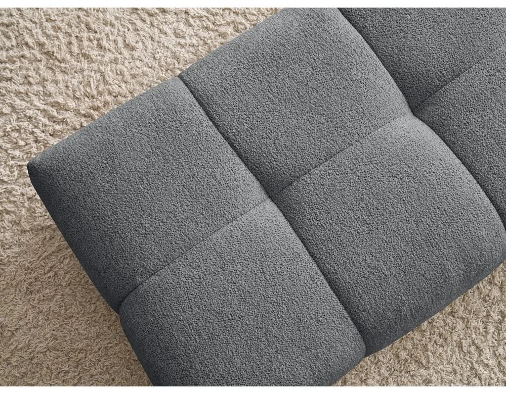 Sötétszürke zsenília lábtartó Everest – Bobochic Paris