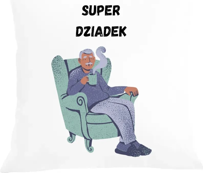 Párna párnahuzat Nagypapa napja Szuper nagypapa