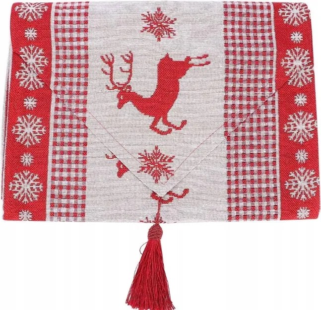 Karácsonyi futópad 35x170cm rénszarvasok