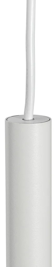 Modern sínrendszer 5 függőlámpával fehér 1 fázisú - Iconic Frini