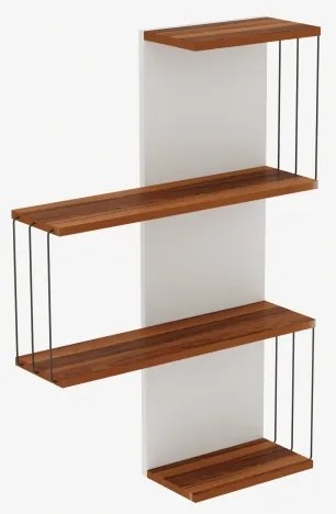 Fali polc CAMBEL 96x64 cm barna