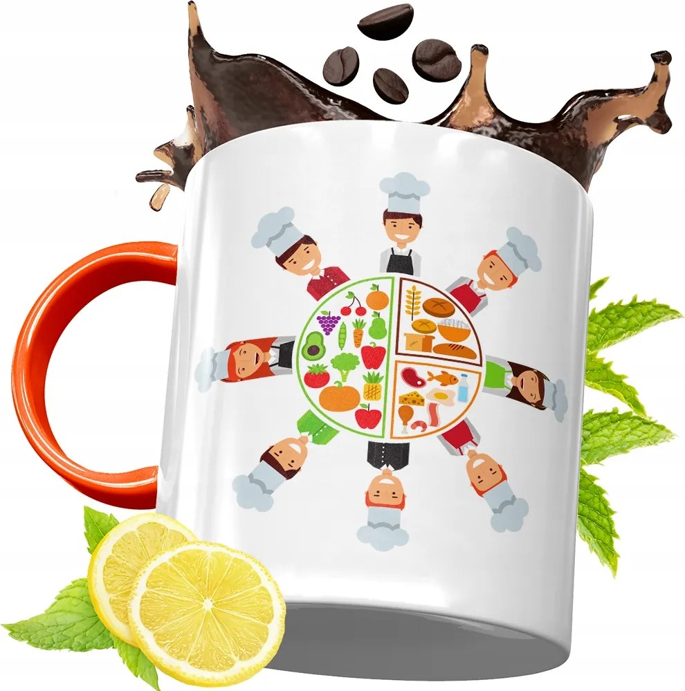 Narancssárga Bögre Szakácsnak Tökéletes Ajándék fényképes nyomtatással