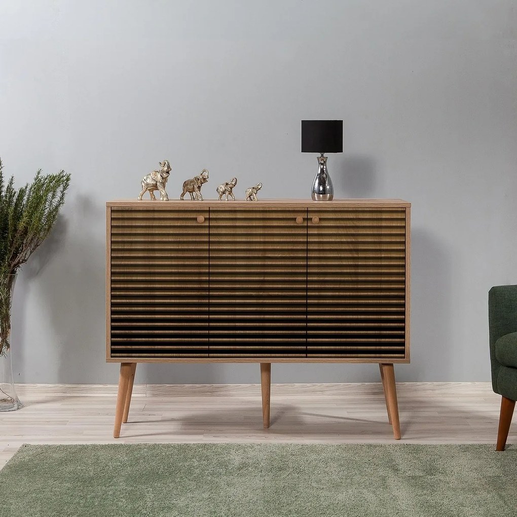 Mega Stripes Sonoma Oak szekrény