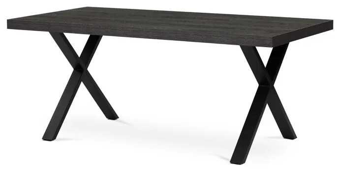 Étkezőasztal 180x90cm, laminált, szürke tölgy, HT-R5316 GREY