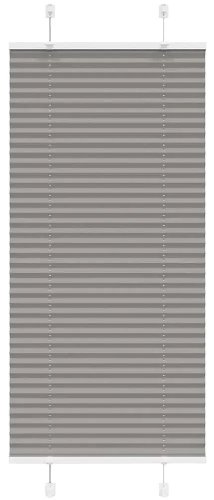 pliszírozott redőny antracit 55x150 cm szövetszélesség 54,4 cm