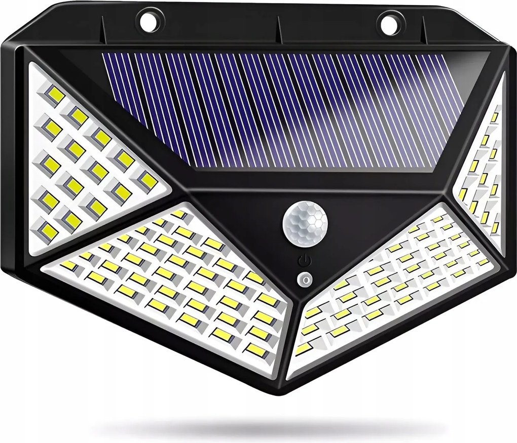 Verk 24240 Napelemes kültéri 100 Led Smd világítás mozgásérzékelővel