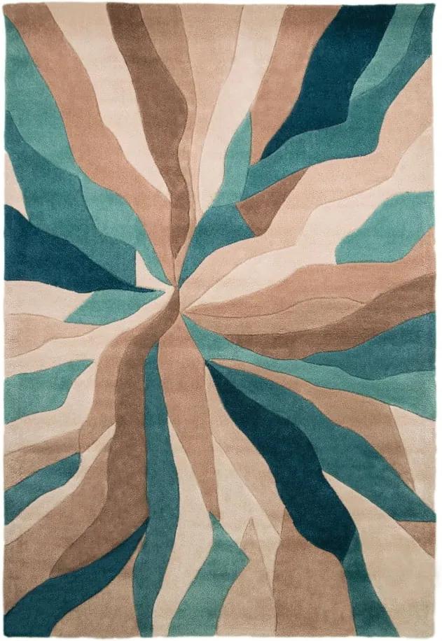Splinter kék szőnyeg, 160 x 220 cm - Flair Rugs
