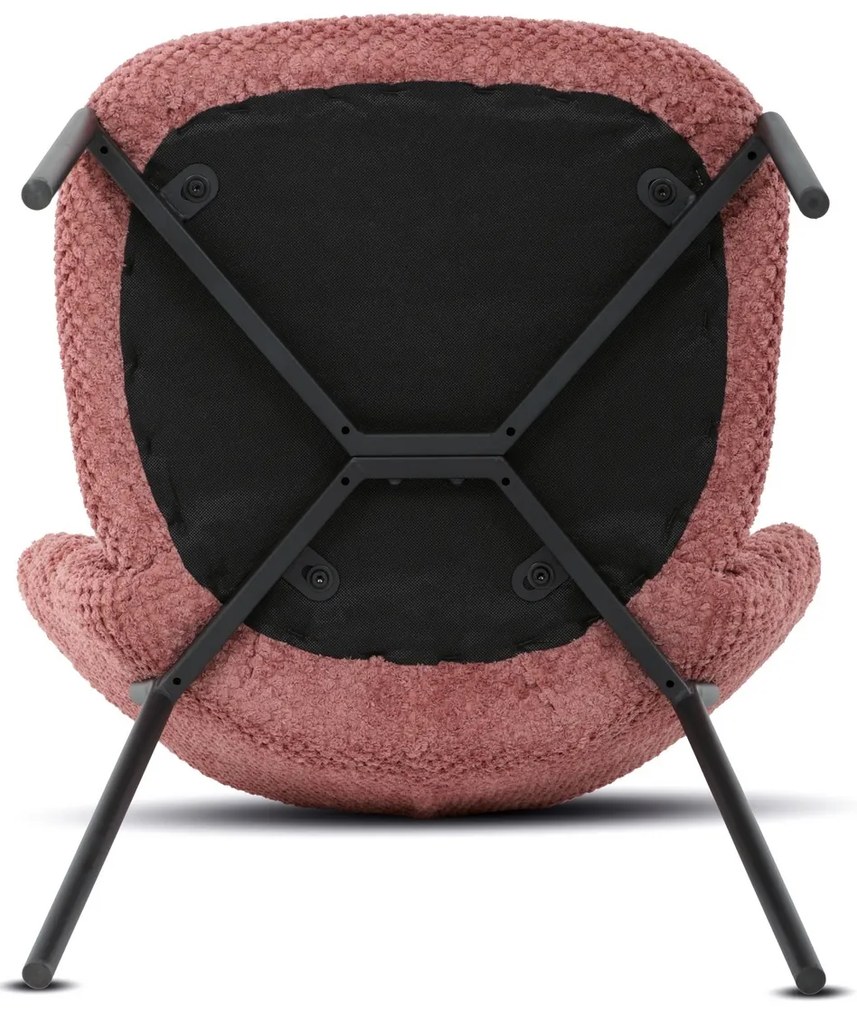 Étkezőszék garnitúra Bouclé CT-W1077 PINK2, 4 db