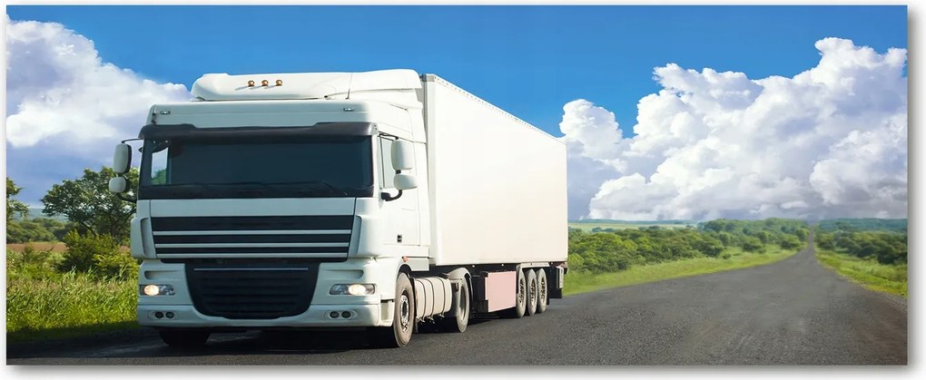 Lacobel konyhaszekrény alá fehér teherautó XXL