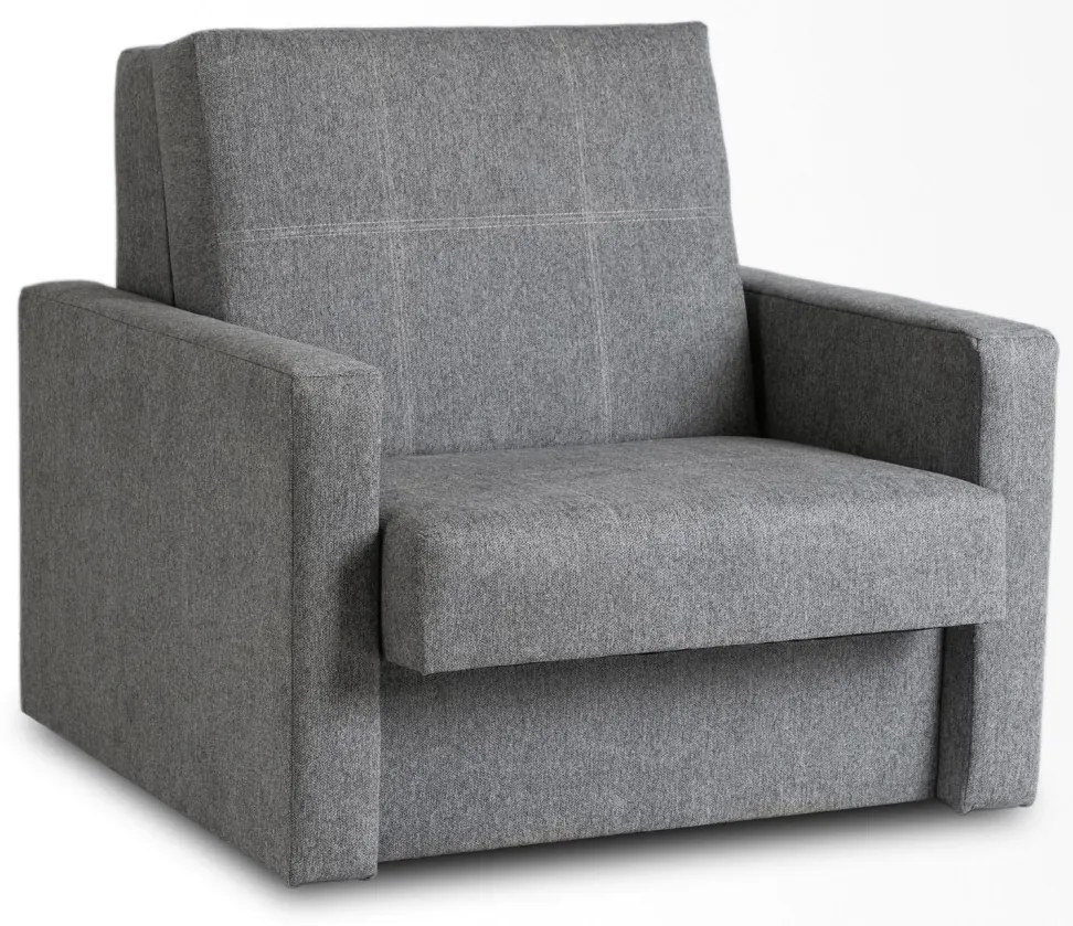 Fotel Do Spania Jednoosobowy MILAN 1 Szary