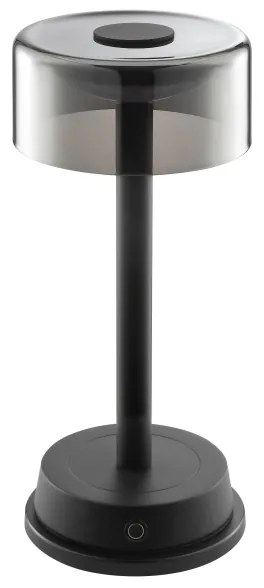 Brilliant - LED dimmelhető, tölthető, érintésvezérlésű asztali lámpa RAZOR LED/2,5W/5V 2700K IP44 fekete