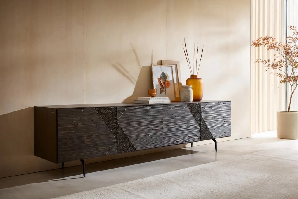 TEREOS prémium kőris TV-szekrény - 220cm