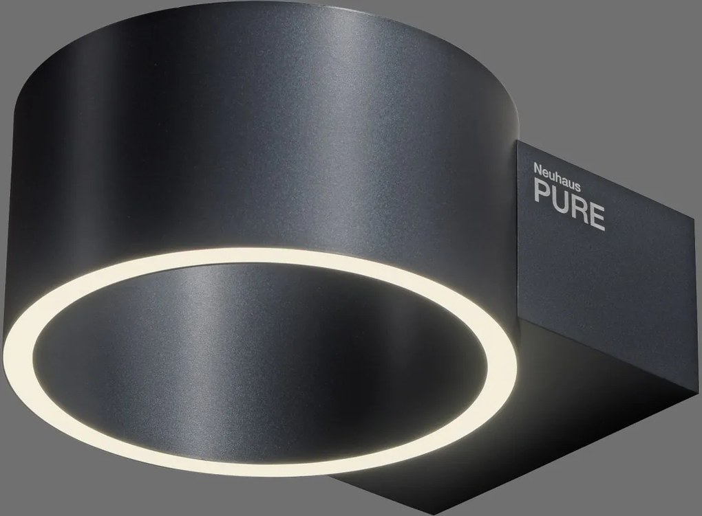 Paul Neuhaus modern fali lámpa pure clipse szürke pln8561-15
