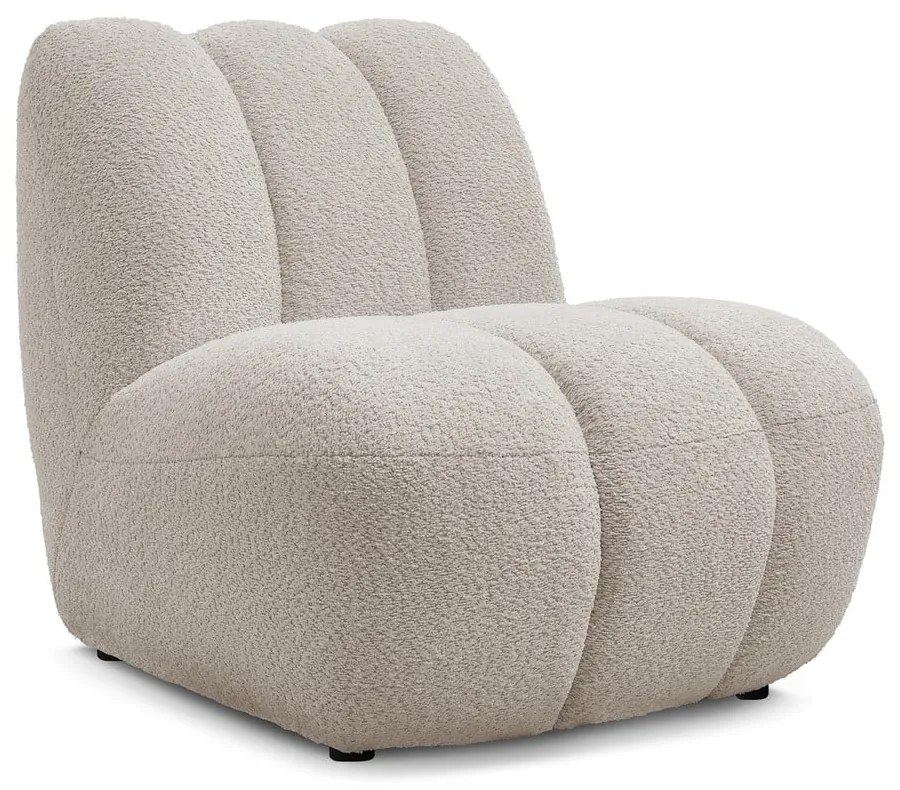 Bézs buklé fotel Janissaire – Bobochic Paris