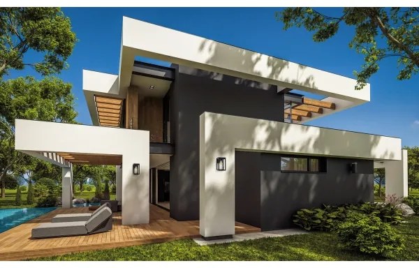 Kanlux 34982 - Kültéri fali lámpa érzékelővel VIMO 1xE27/15W/230V IP44