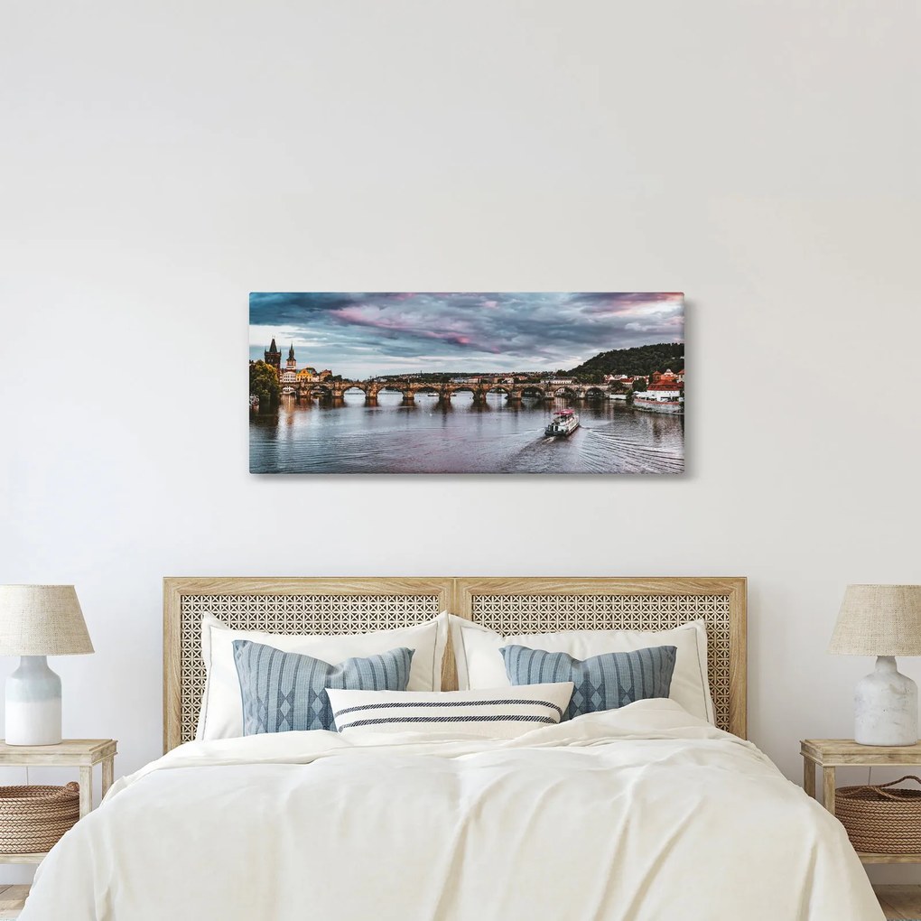 Károly-híd képe (120x50 cm)