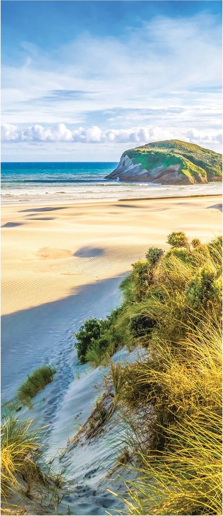 Flizelin fotótapéta Tenger tengerpart fű és dűnék táj 91x211 +ragasztó