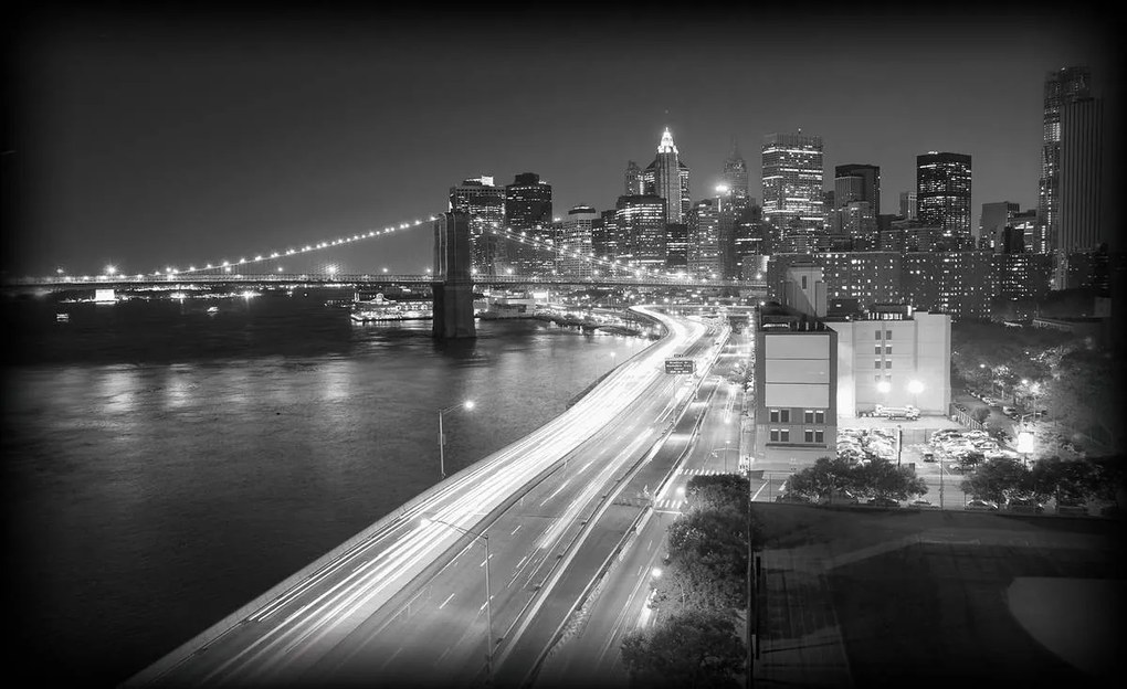 Fotótapéta - New York Brooklyn Bridge City (152,5x104 cm)