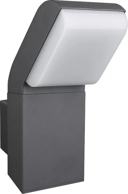 PREZENT 31303 MEDO Modern Kültéri Fali Lámpa Opál, Szürke LED IP44
