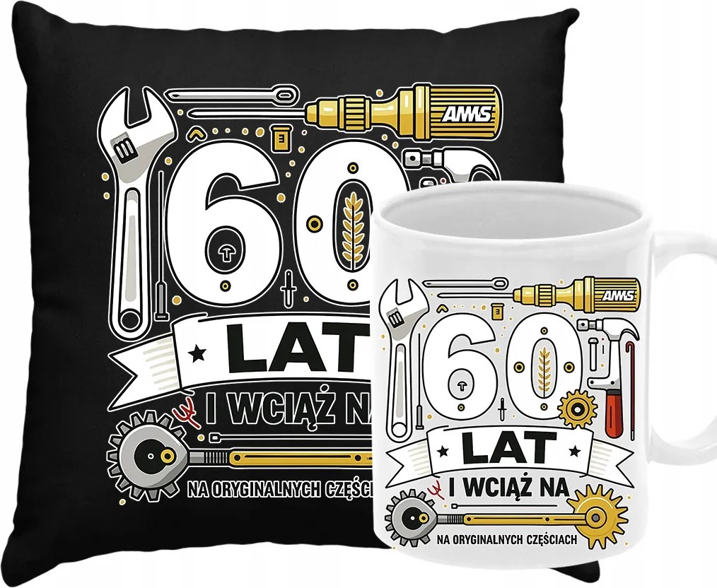 Bögre és Párna Szülinapi Szett 60 éveseknek