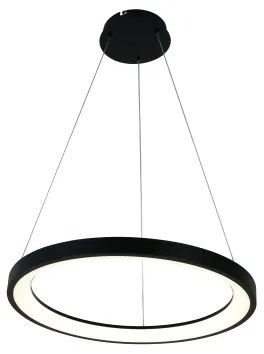 Brilagi - FALCON SLIM LED, dimmelhető kábeles függeszték LED/42W/230V, átm. 50 cm, fekete, távirányítóval