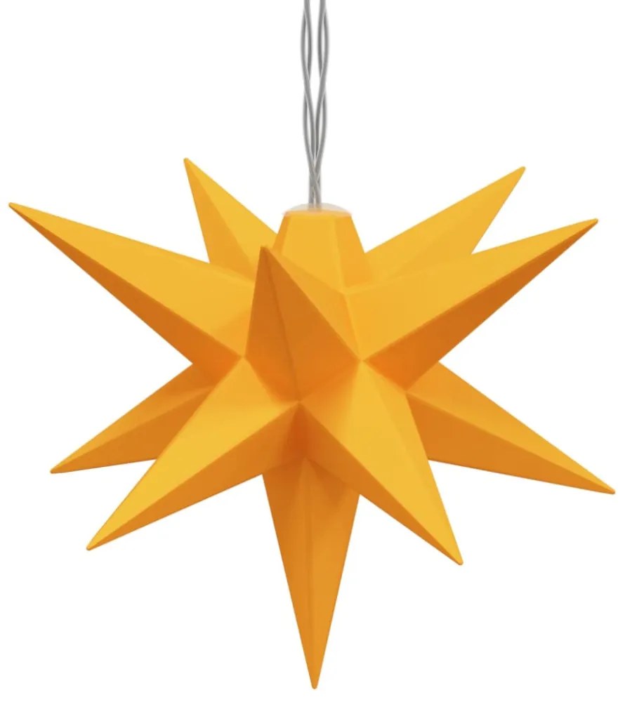 10 db sárga karácsonyi lámpa LED-del 10 cm