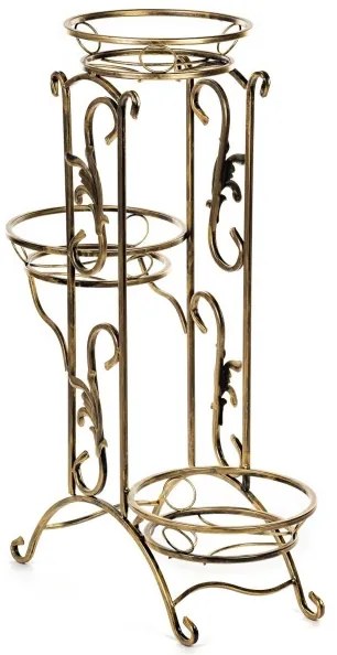 Virágállvány 90x65 cm arany